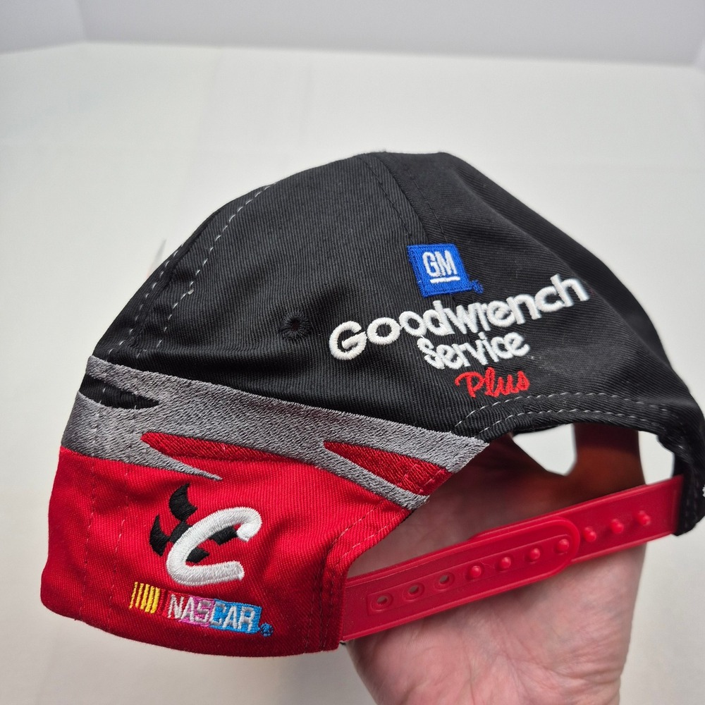 Dale Earnhardt #3 Goodwrench NASCAR Hat‎ Cap Chase Authentics Racing Black NWT - Picture 10 of 12